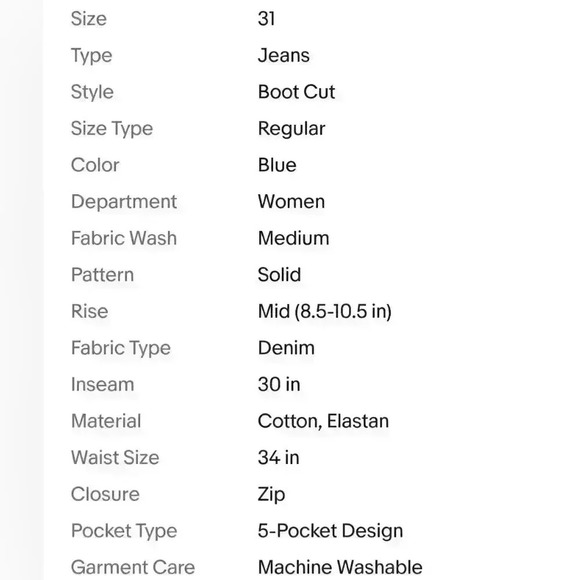 Citizens of Humanity Dita Petite Boot Cut Jeans in Pacific 1023N-001 $168 NWOT - Picture 16 of 16